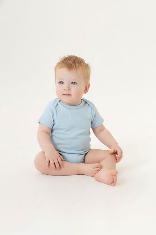 Body Unissex Manga Curta em Suedine (Azul) Guloseima