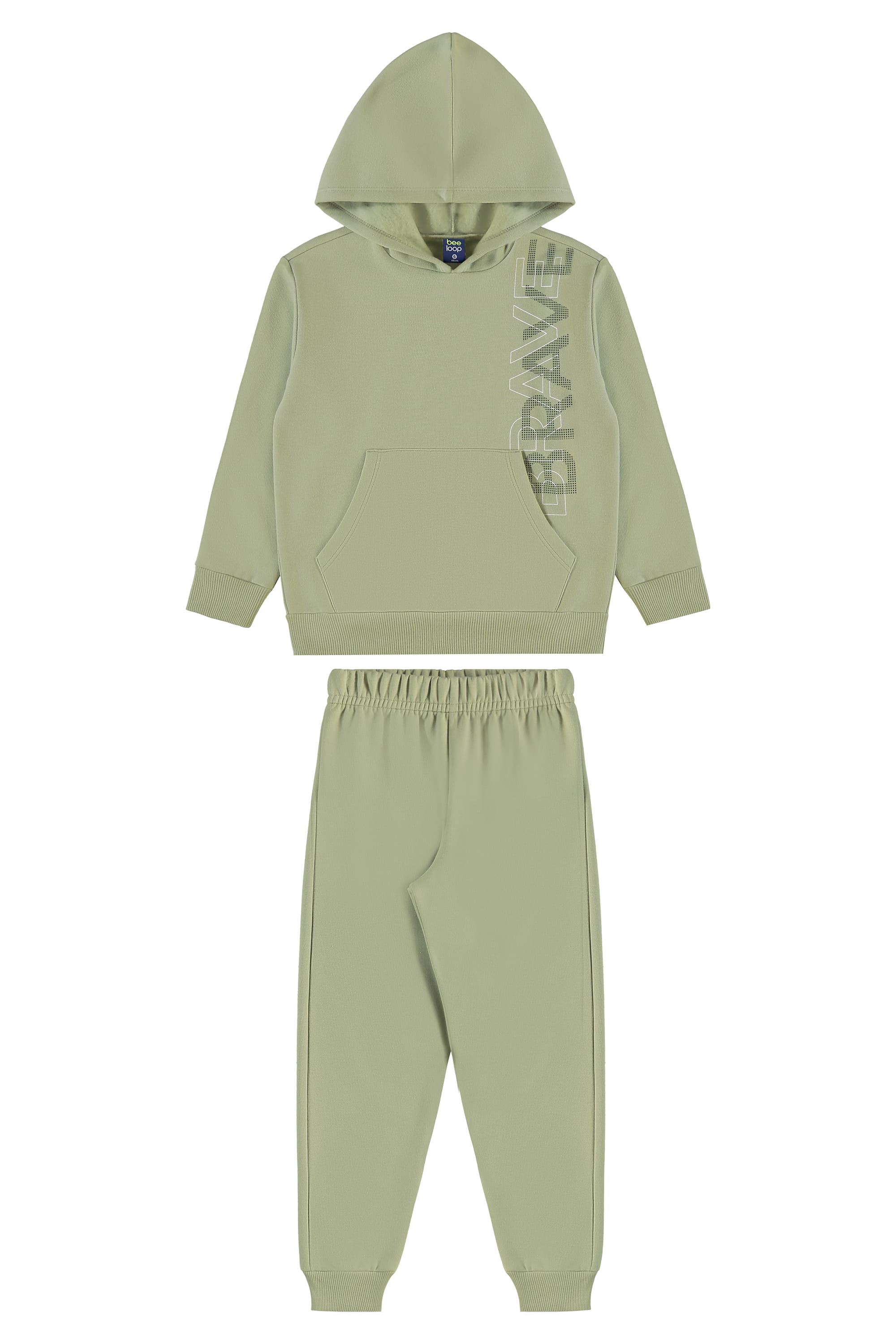 Conjunto para Menino com Blusão Brave e Calça (Verde) Bee Loop