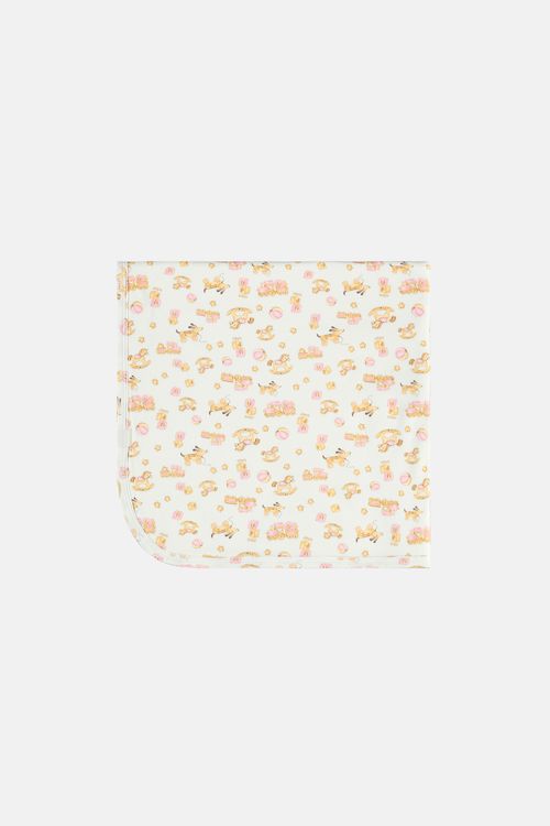 Manta Bebê Suedine Estampada Com Forro Soft (Multicolor) Up Baby