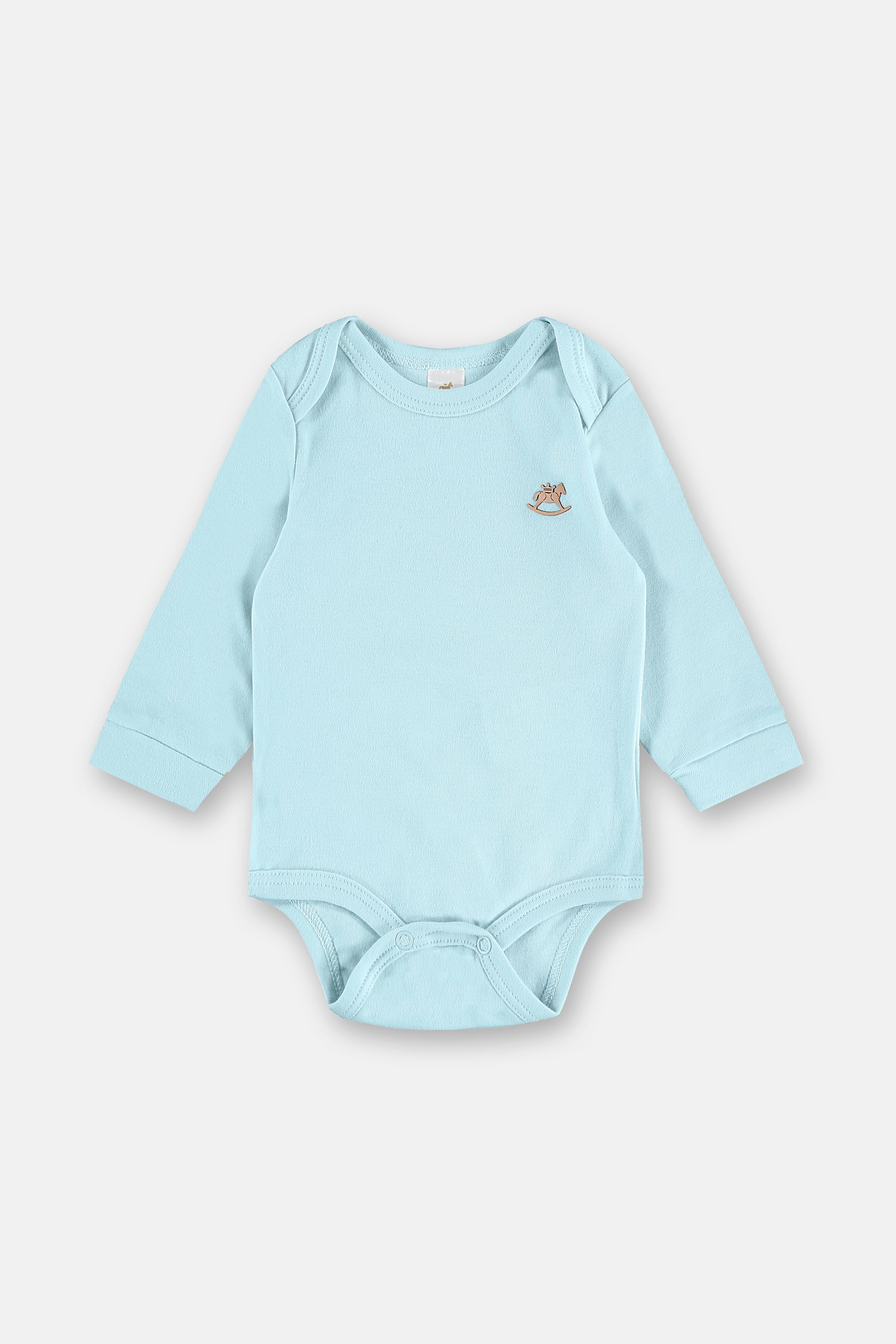 Body Manga Longa Para Bebê Unissex (Azul Claro) Up Baby