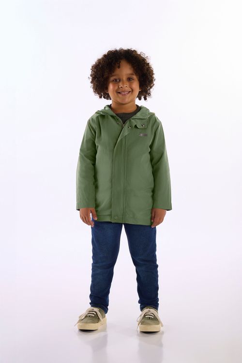 Parka Infantil Masculina Impermeável (Verde) Up Baby