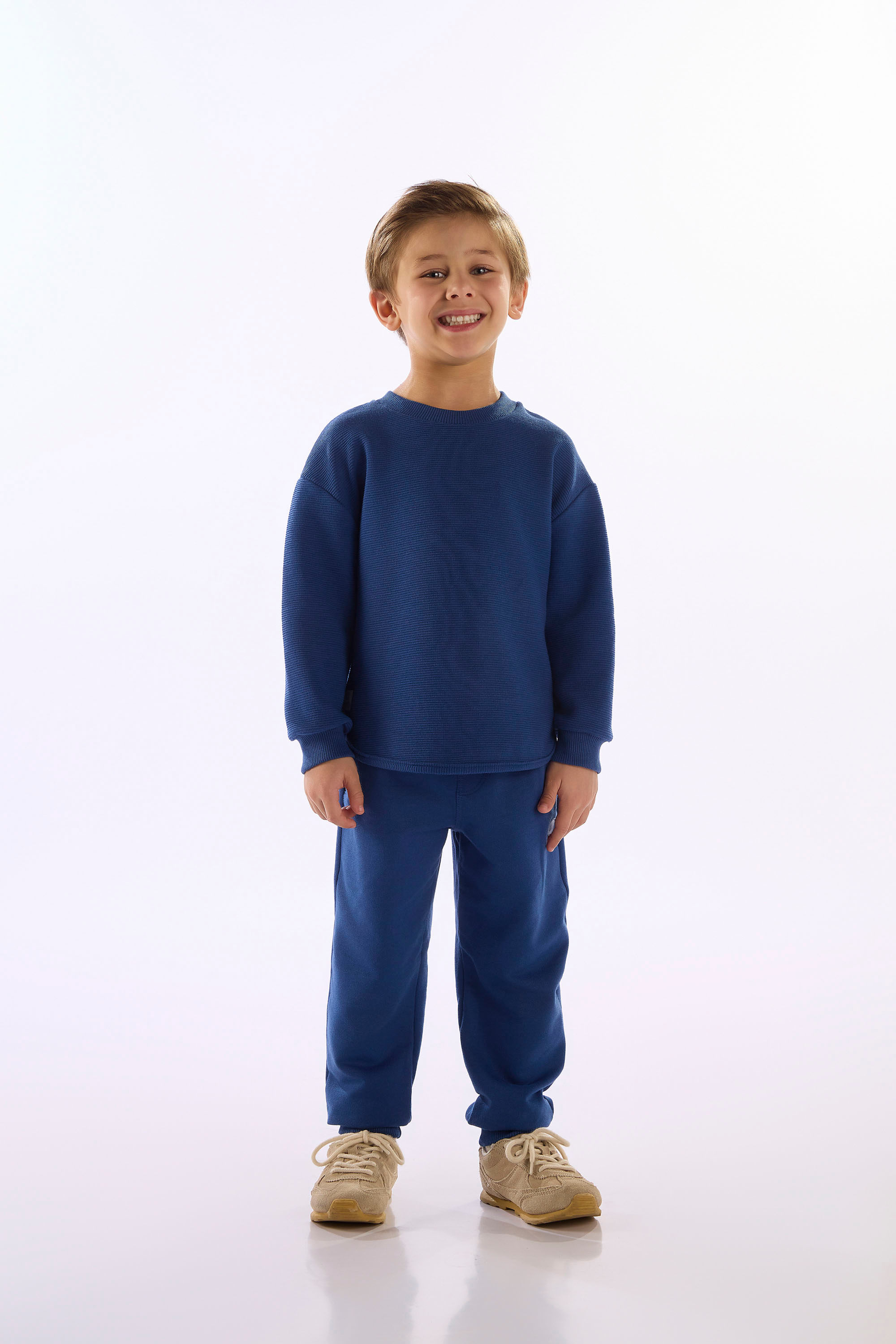 Blusão Infantil Masculino Em Moletom Gorgurão (Azul Marinho) Up Baby