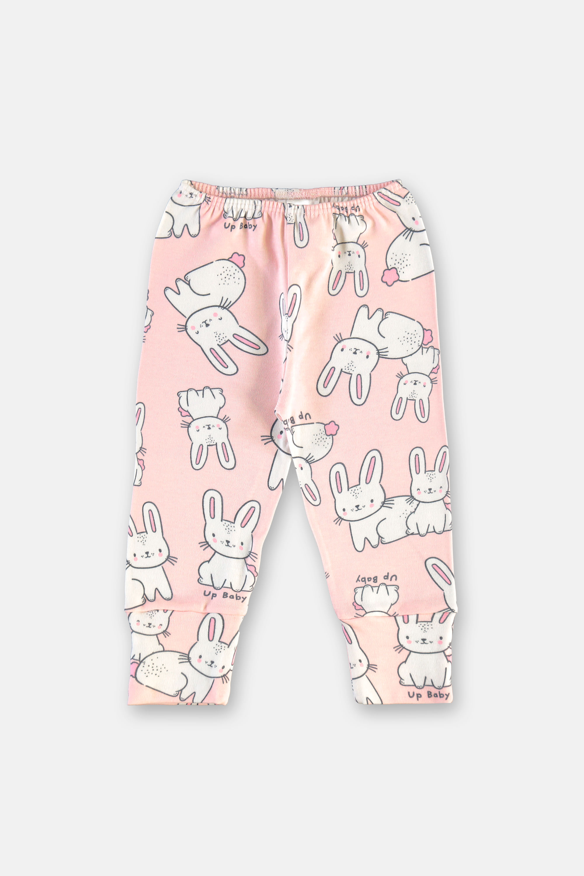Calça Bebê Menina Em Suedine Com Pés Reversíveis (Multicolor) Up Baby