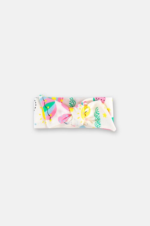 Faixa Dupla Em Suedine Premium Para Bebê Menina (Multicolor) Up Baby