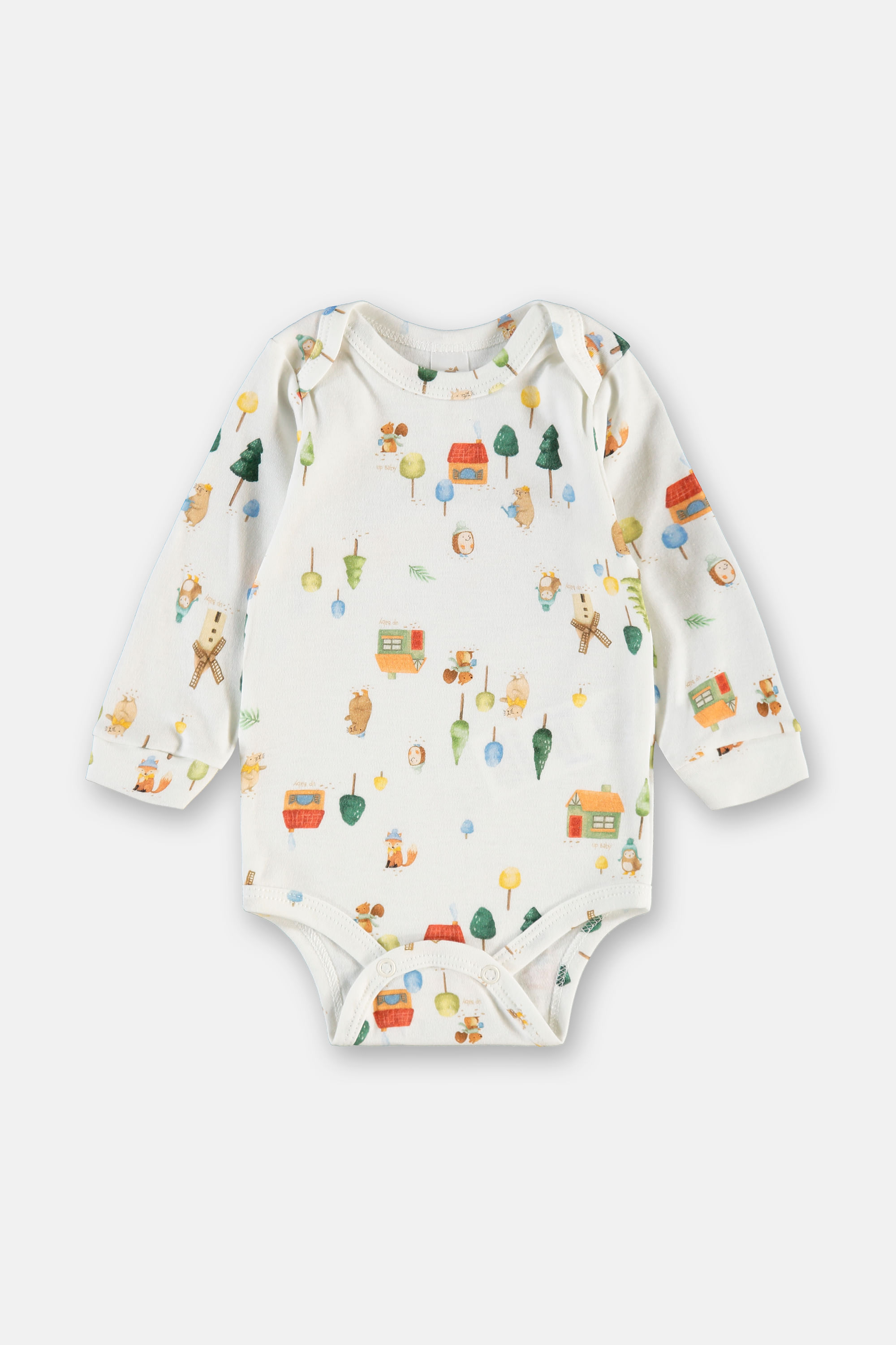 Body Para Bebê Masculino Em Suedine Premium (Multicolor) Up Baby