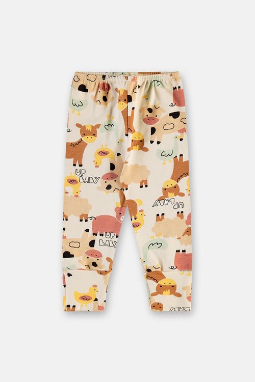 Calça Bebê Menino Em Suedine Com Punho (Multicolor) Up Baby
