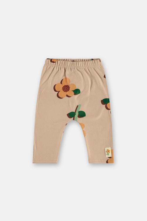 Calça Para Bebê Menina Em Malha Peluciada (Marrom) Up Baby