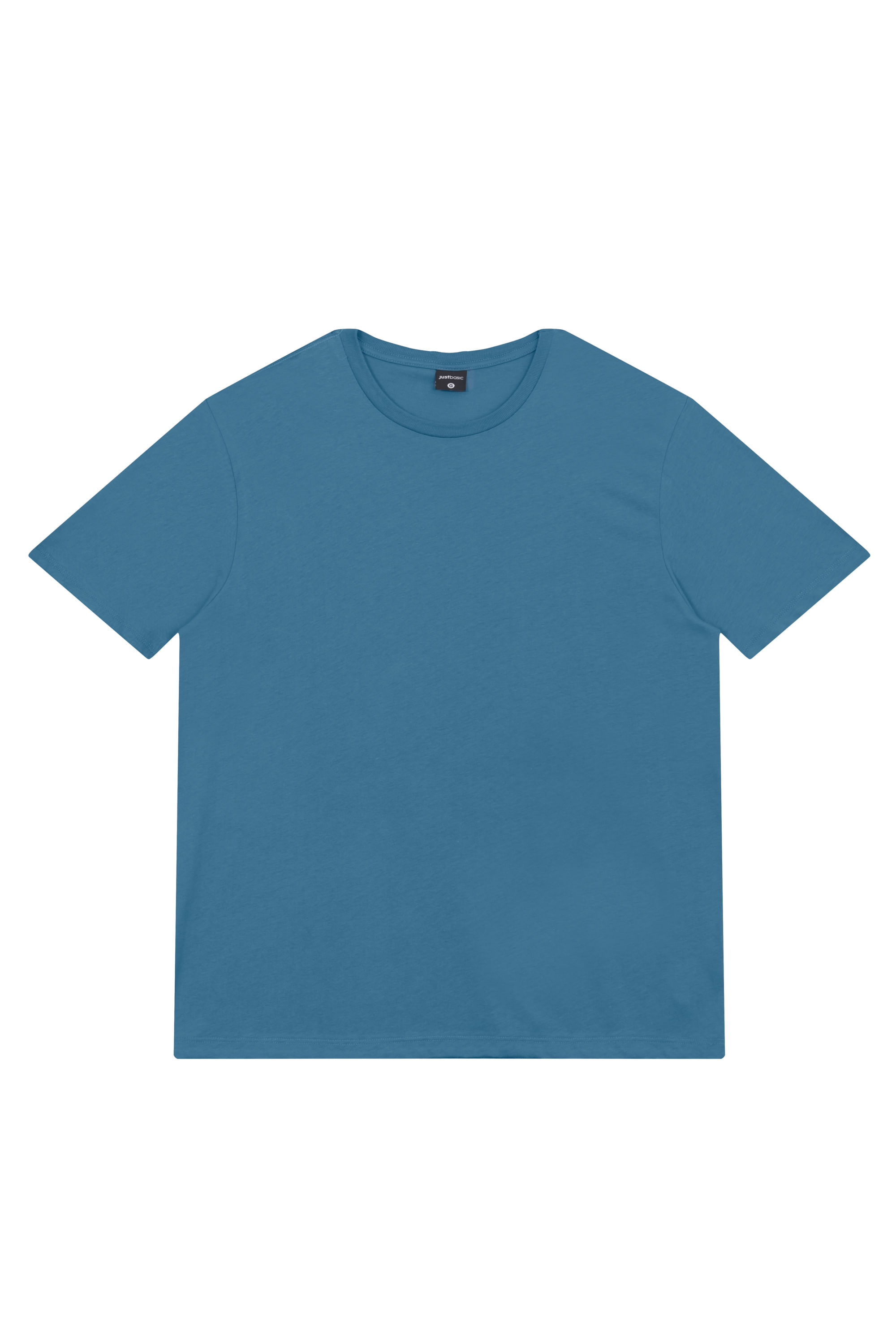 Camiseta Masculina em Meia Malha (Azul) Just Basic