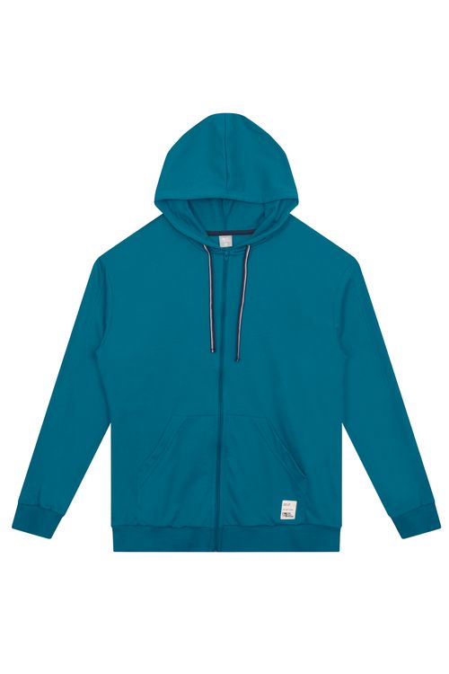 Jaqueta Masculina em Moletom sem Felpa (Azul) The Philippines