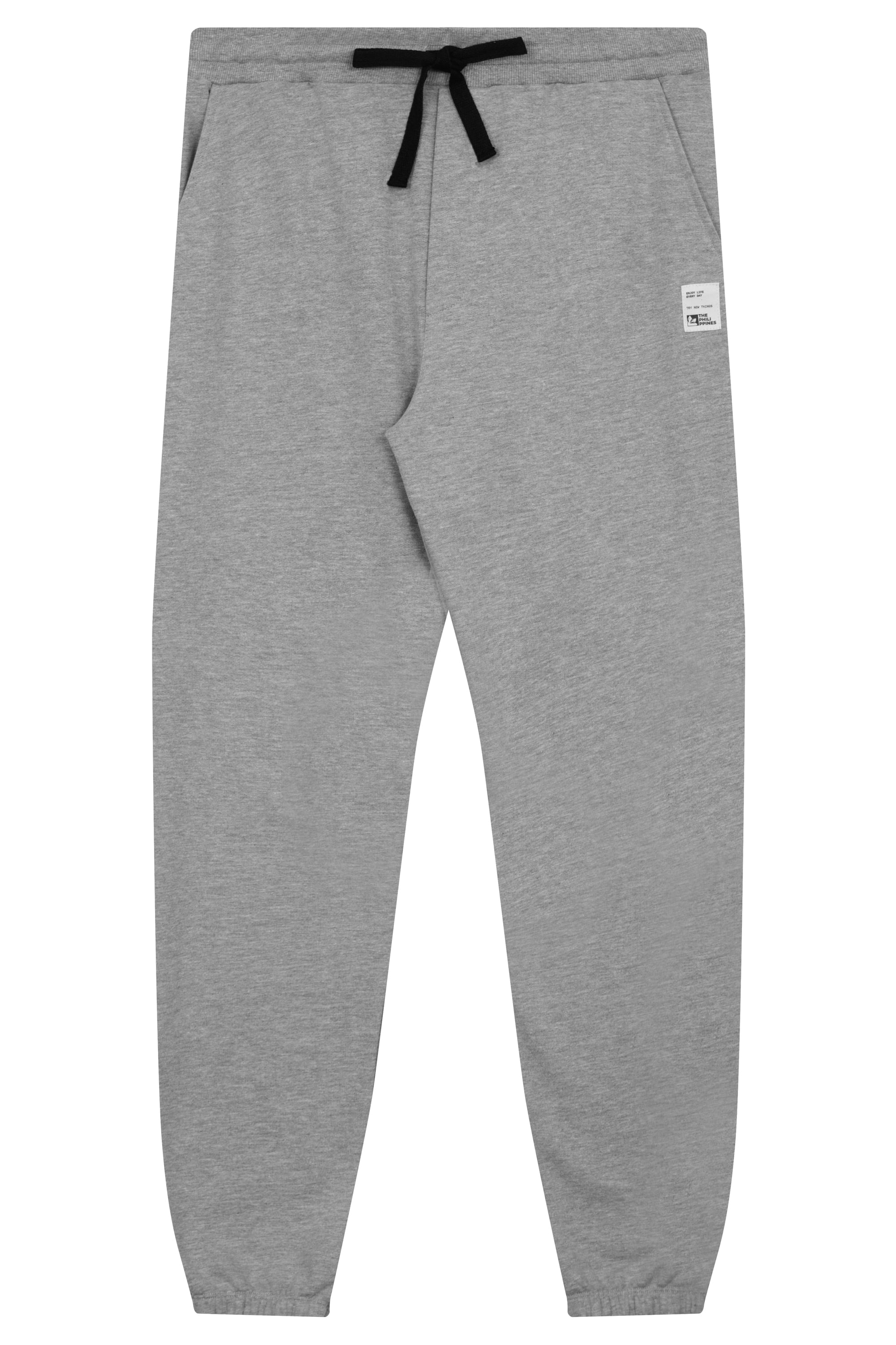 Calça Básica Masculina em Moletom Sem Felpa (Cinza) The Philippines