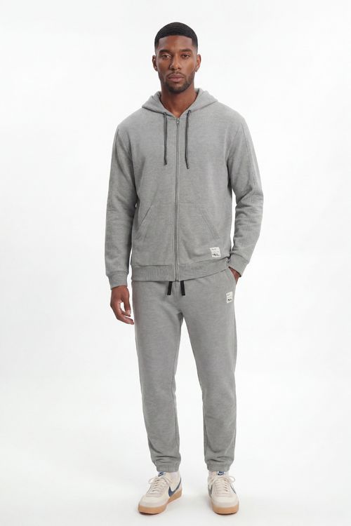 Jaqueta Masculina em Moletom sem Felpa (Cinza) The Philippines