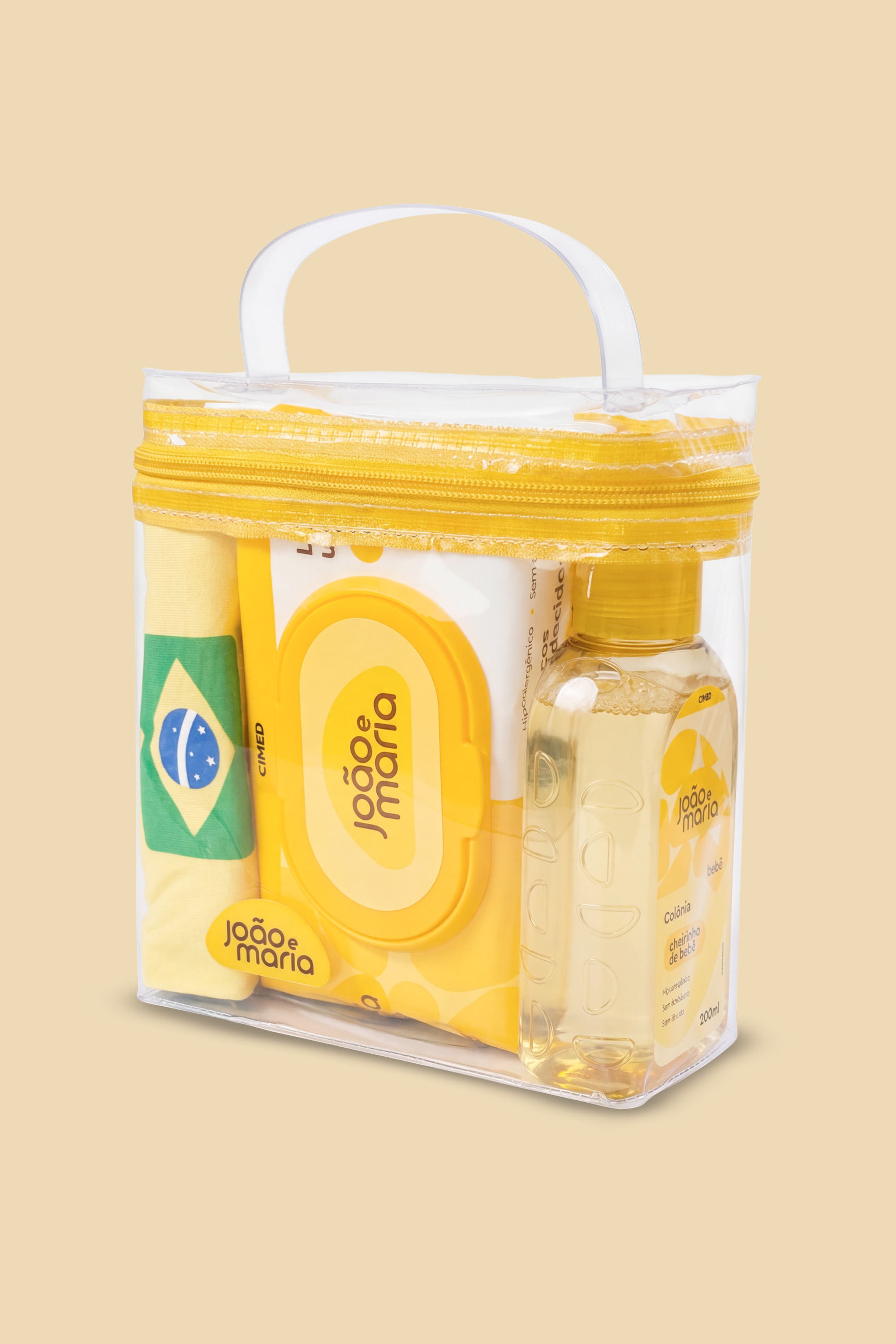 Kit Minha Primeira Torcida Unissex Bebê (Amarelo) Up Baby